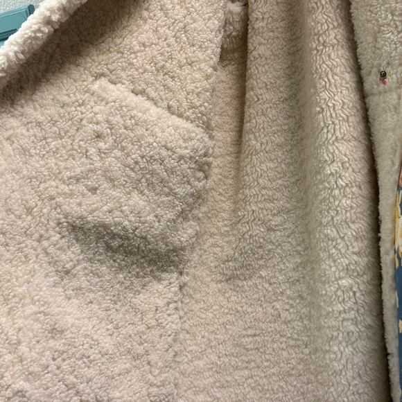 Johnny Was Multicolor Patchwork Teddy Jacket-Kerry Suade - Picture 5 of 7